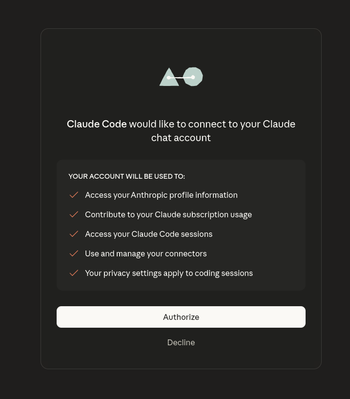 OAuth consent screen