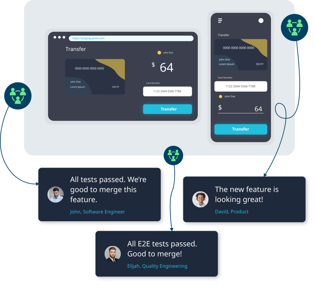 Share preview URLs for every pull request and get early feedback on code changes.